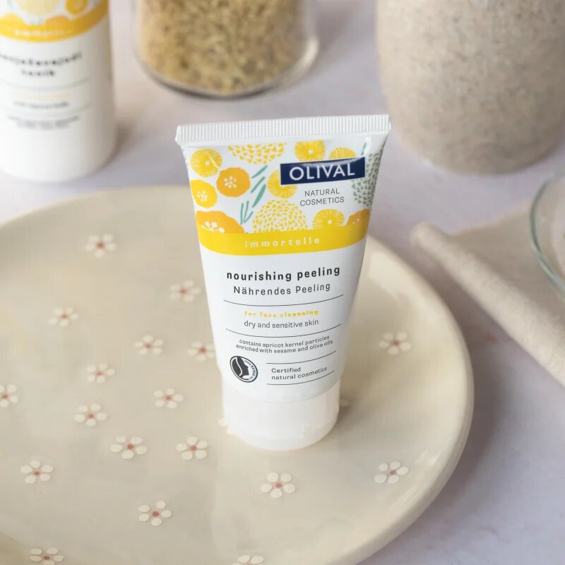 Olival Immortelle Nourishing Peeling нежен пилинг на кожата за суха и чувствителна кожа 75 мл.