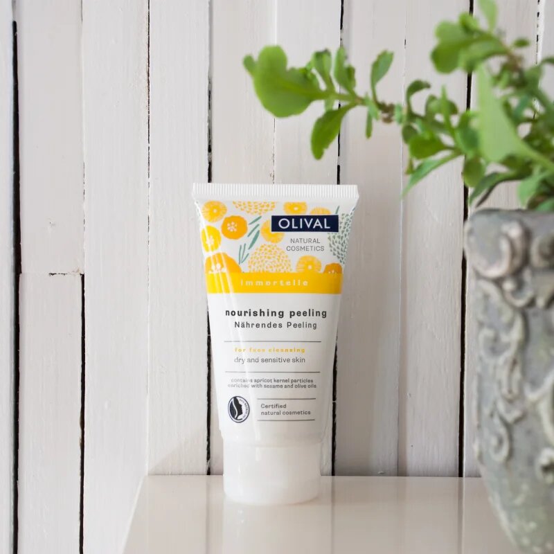 Olival Immortelle Nourishing Peeling нежен пилинг на кожата за суха и чувствителна кожа 75 мл.