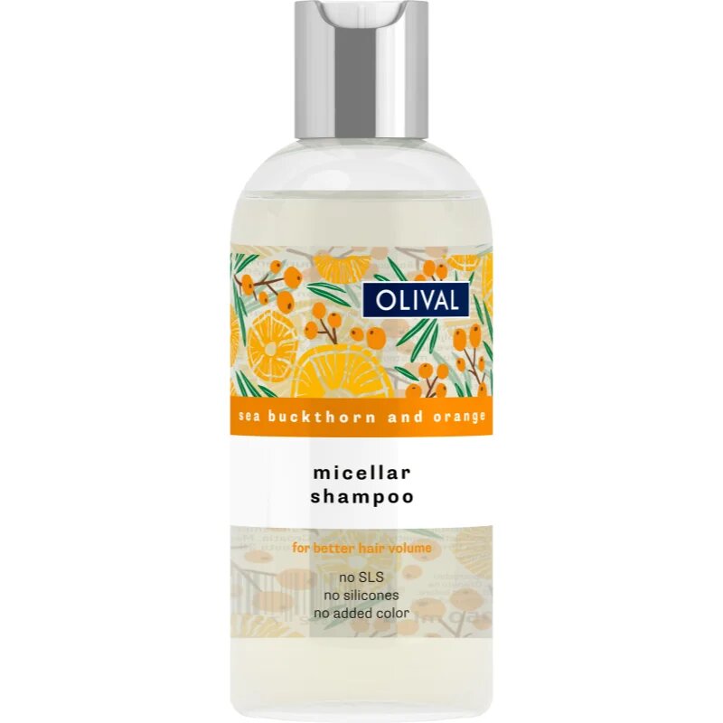 Olival Micellar Sea Buckthorn and Orange Мицеларен шампоан за обем и блясък 250 мл.