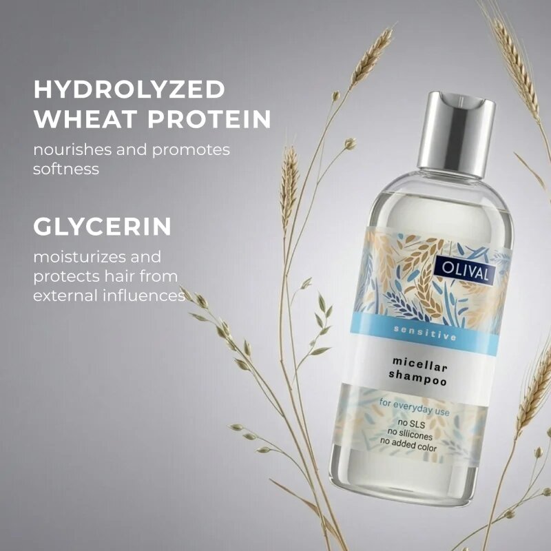 Olival Micellar Sensitive Мицеларен шампоан за чувствителна кожа на скалпа 250 мл.