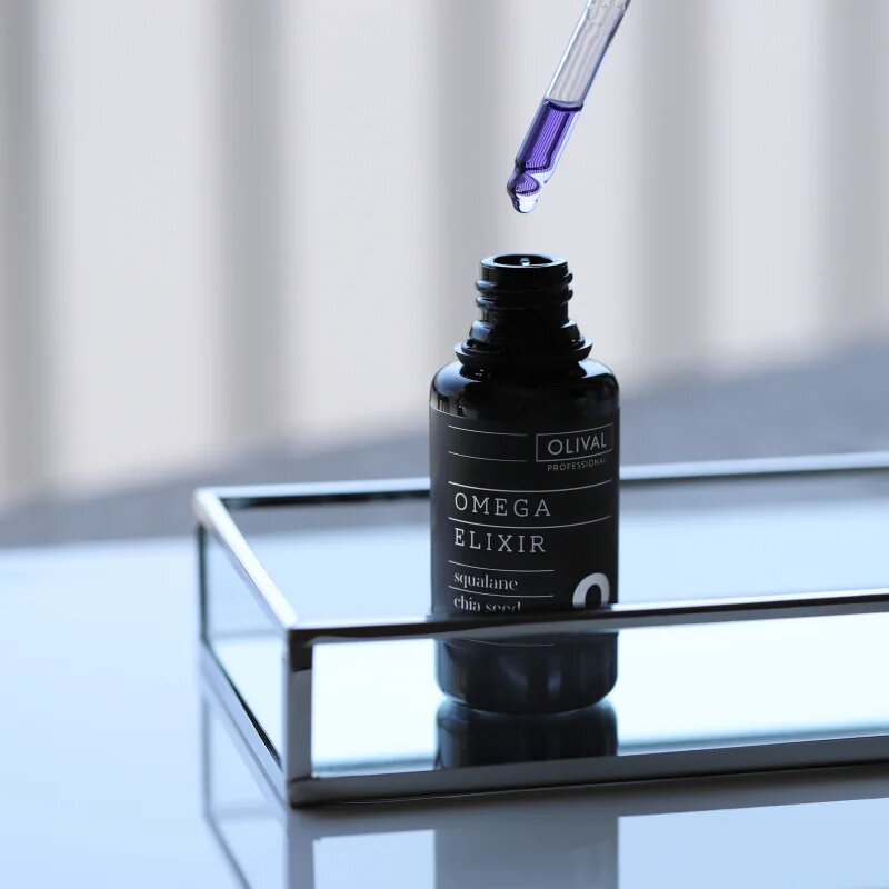 Olival Professional Omega Elixir подхранващо олио за лице за лице врат и деколкте 30 мл.