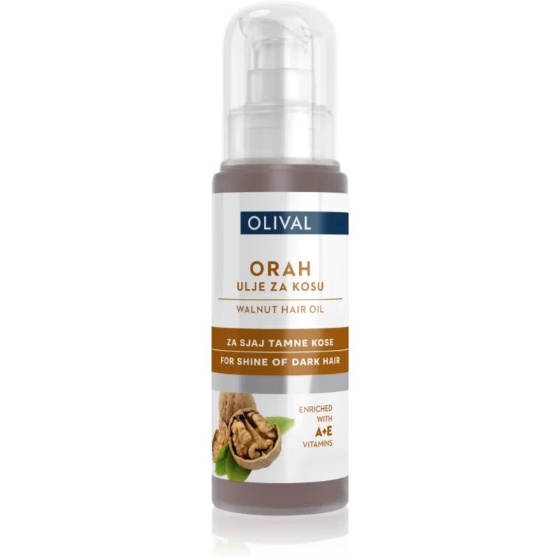 Olival Walnut олио за коса за тъмна коса 60 мл.