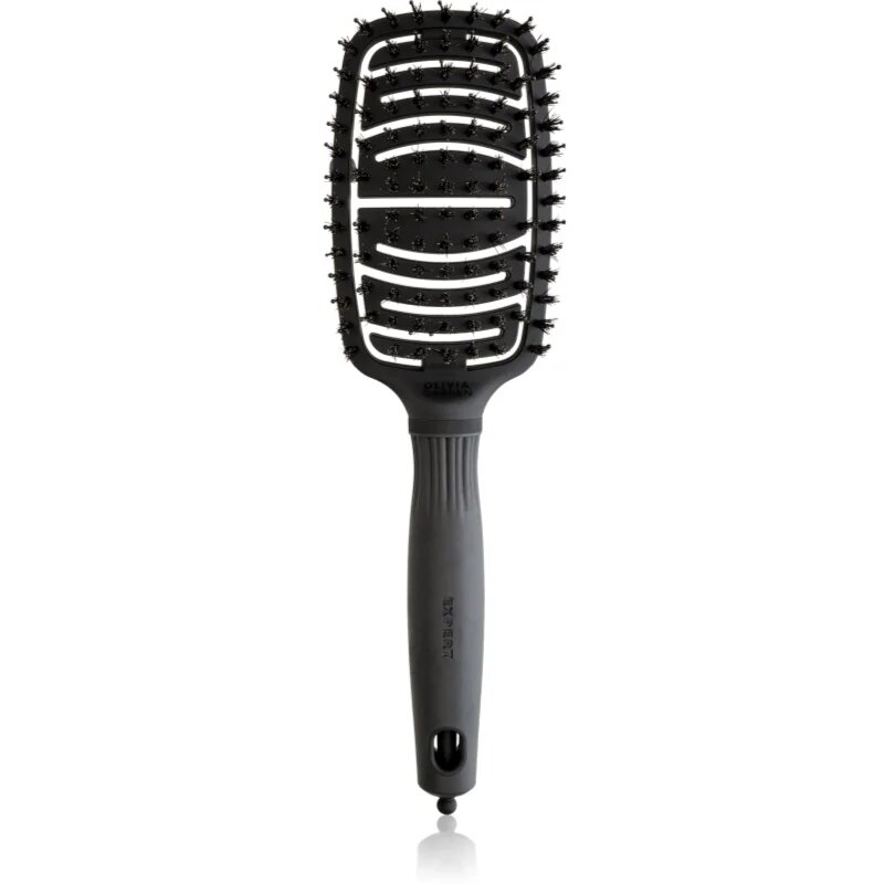 Olivia Garden Care Flex Board & Nylon Black плоска четка За коса 1 бр.