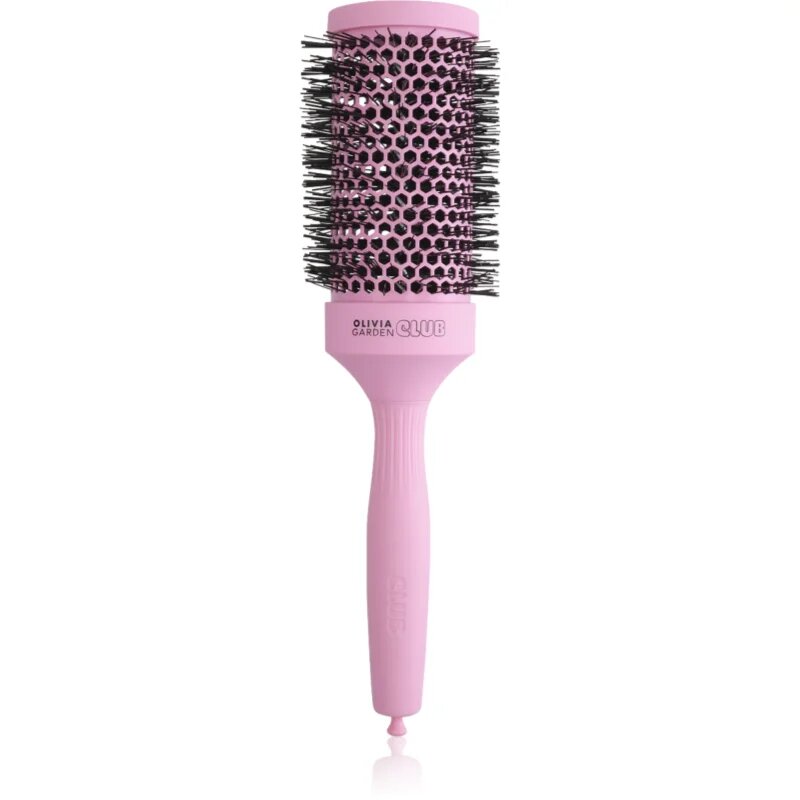 Olivia Garden Club The Glow Blowout Ceramic Round Brush Pink кръгла четка за коса 1 бр.