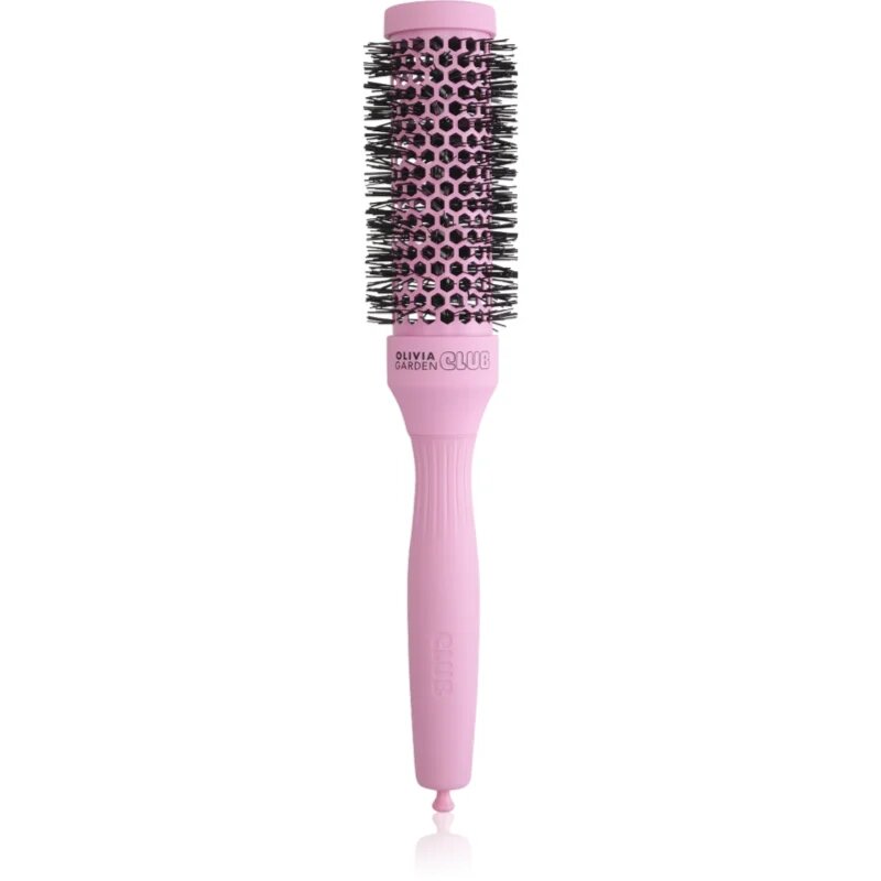 Olivia Garden Club The Glow Blowout Ceramic Round Brush Pink кръгла четка за коса S 1 бр.