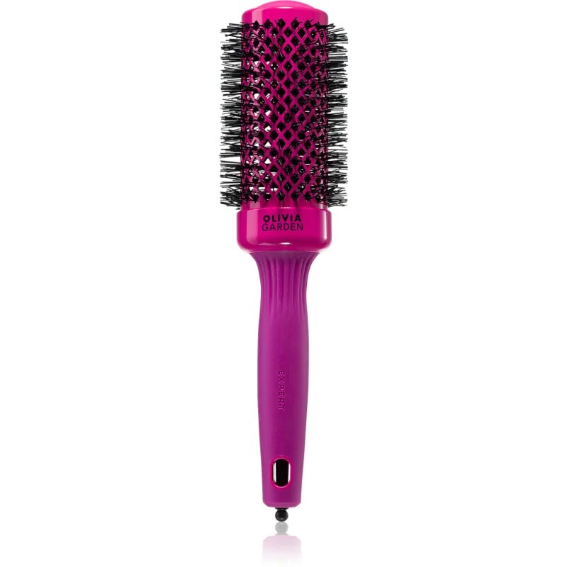 Olivia Garden Expert Shine Hot Pink четка за издухване за дълга коса 45 mm 1 бр.