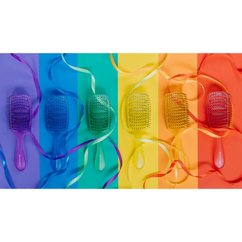 Olivia Garden iDetangle Pride плоска четка Orange 1 бр.