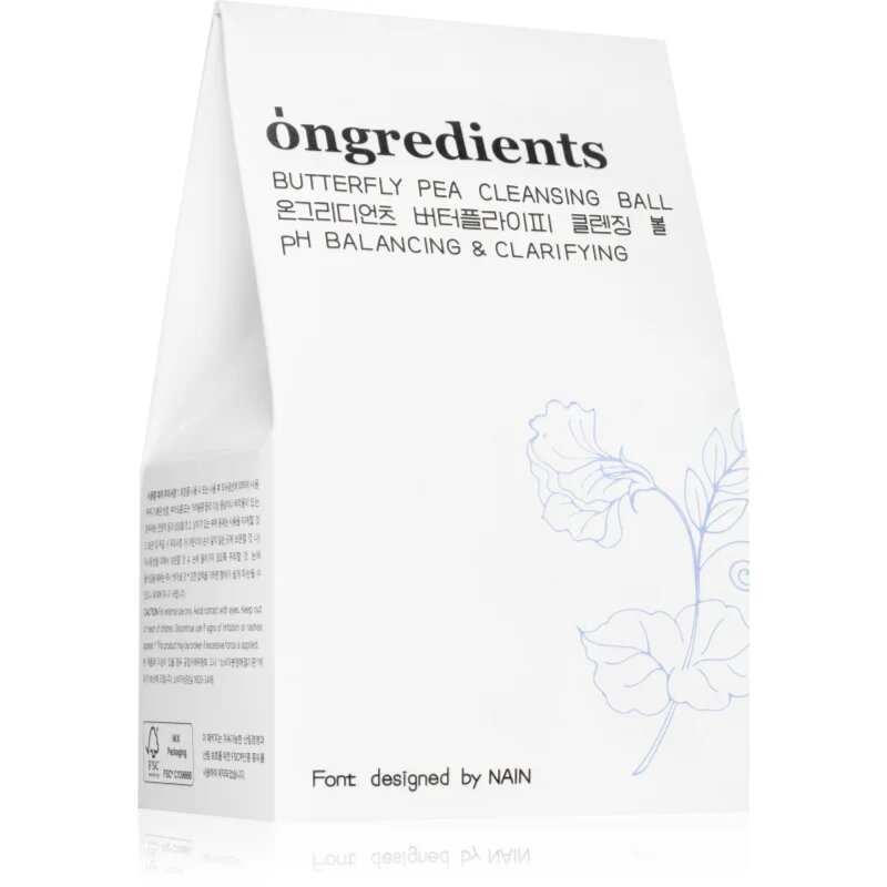 Ongredients Butterfly Pea Cleansing Ball почистващ сапун за лице с антиоксидантен ефект 110 гр.