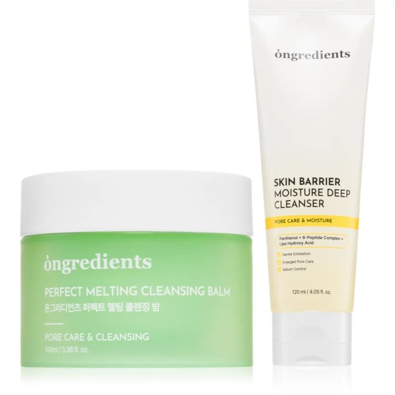 Ongredients Perfect Melting + Skin Barrier комплект за чиста и здрава кожа на лицето