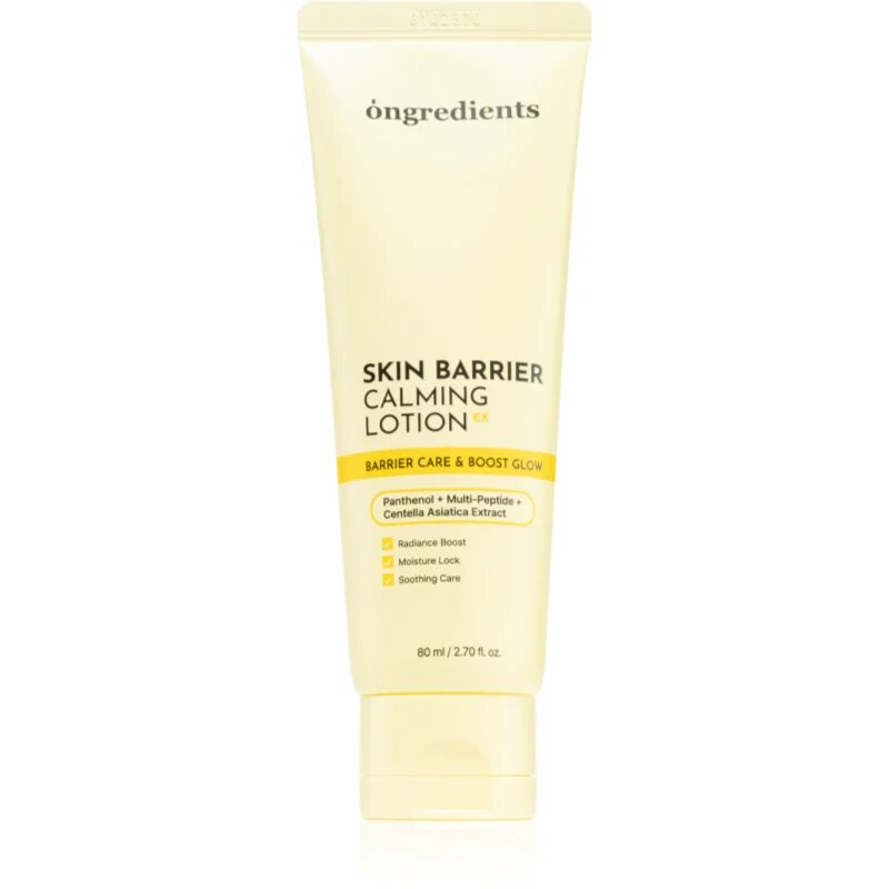 Ongredients Skin Barrier Calming Lotion EX хидратиращ лосион за лице за укрепване на кожната бариера 80 мл.
