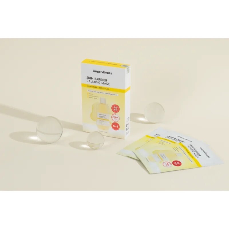 Ongredients Skin Barrier Calming Mask успокояваща платнена маска за укрепване на кожната бариера 1 бр.
