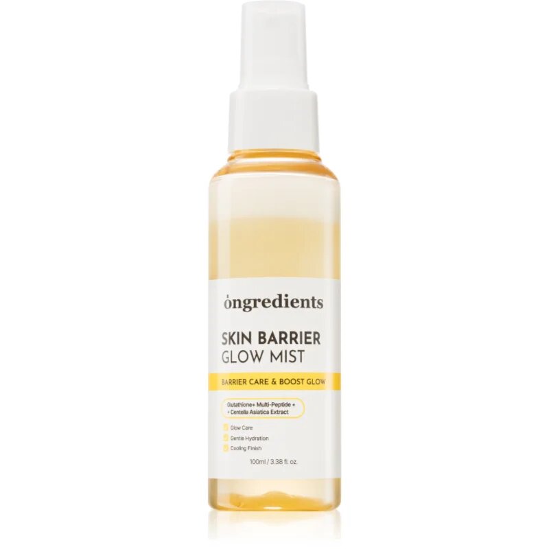 Ongredients Skin Barrier Glow Mist тонизираща мълга за лице за укрепване на кожната бариера 100 мл.
