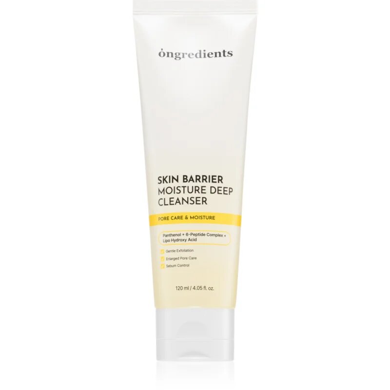 Ongredients Skin Barrier Moisture Deep Cleanser лек почистващ гел за укрепване на кожната бариера 120 мл.