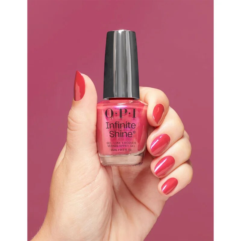 OPI Infinite Shine Silk лак за нокти с гел ефект Strawberry Margarita 15 мл.