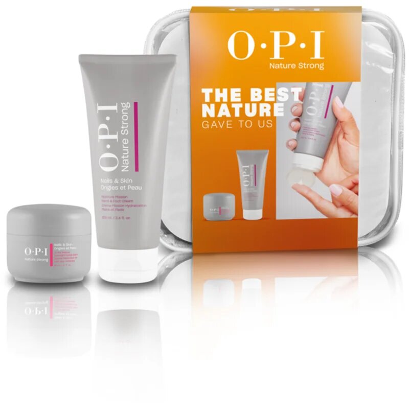 OPI Nature Strong Nails&Skin подаръчен комплект за нокти и кожичките около ноктите