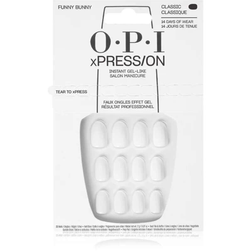 OPI xPRESS/ON Изкуствени нокти Funny Bunny 30 бр.