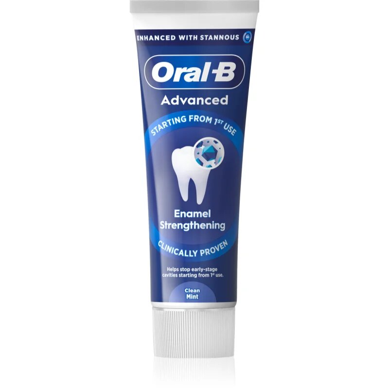 Oral-B Advanced Enamel Strengthening паста за зъби за да се засили зъбния емайл Clean Mint 75 мл.