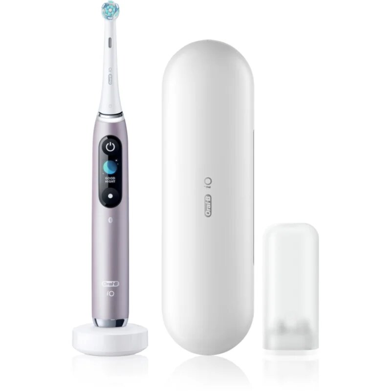 Oral-B iO 9 електрическа четка за зъби с калъф за зареждане Rose Quartz 1 бр.