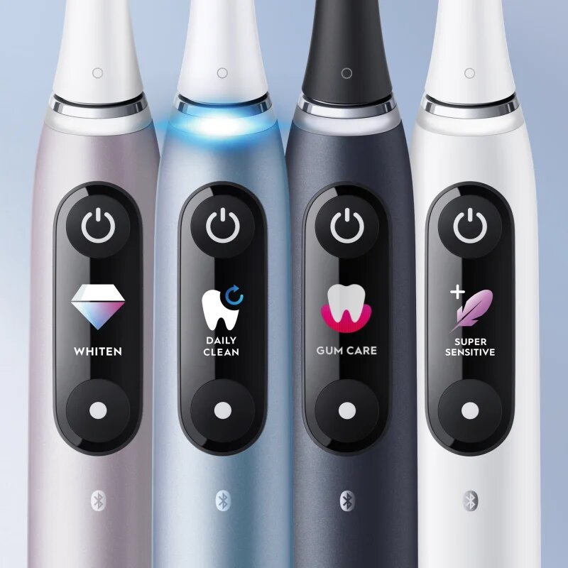 Oral-B iO 9 електрическа четка за зъби с калъф за зареждане Rose Quartz 1 бр.