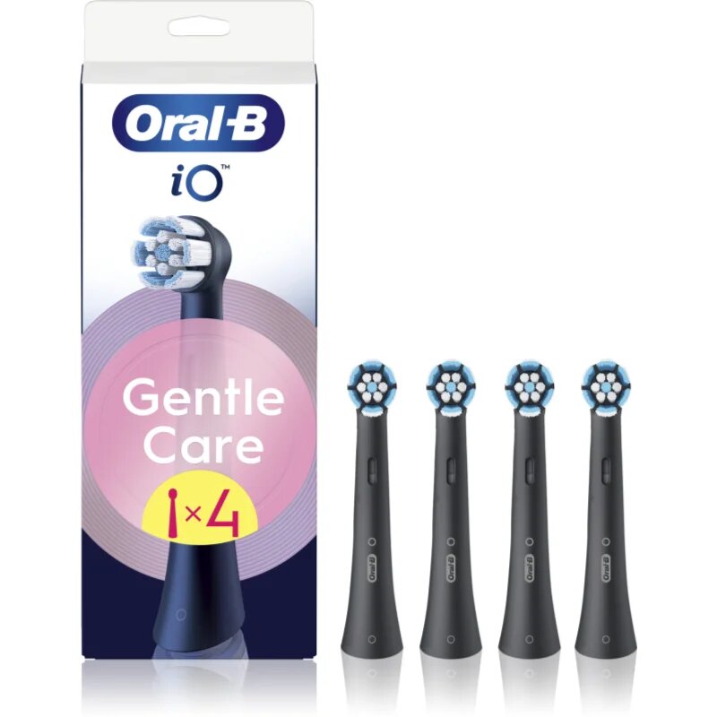 Oral-B iO Gentle Care сменяеми глави за чувствителни венци Black 4 бр.