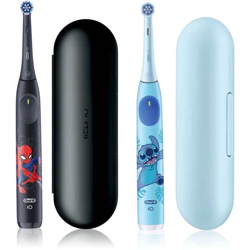 Oral-B iO Kids Marvel Spiderman & Disney Stich комплект от 2 четки за зъби за деца