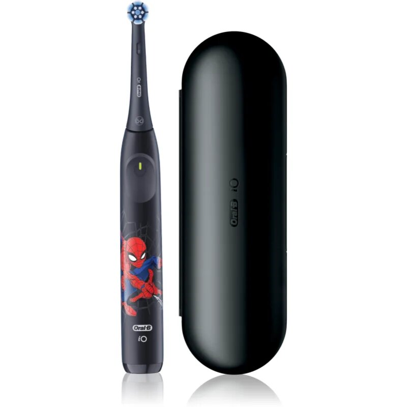 Oral-B iO Kids Marvel Spiderman електрическа четка за зъби за деца с калъфка за пътуване 6 y+ 1 бр.