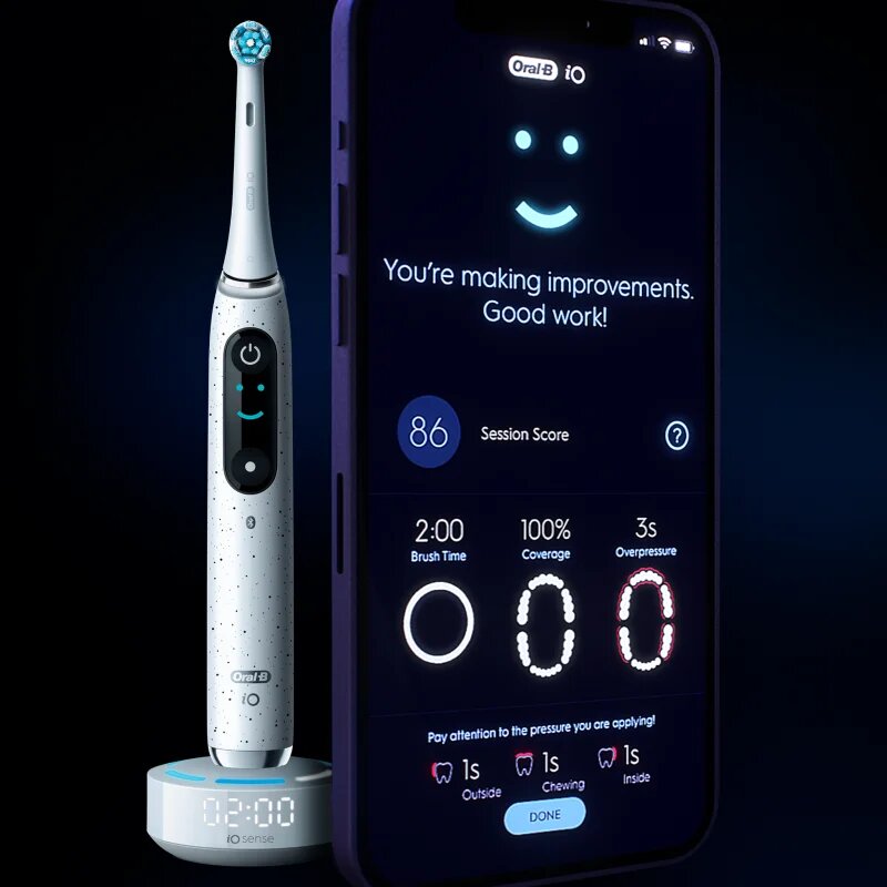 Oral-B iO10 електрическа четка за зъби White 1 бр.