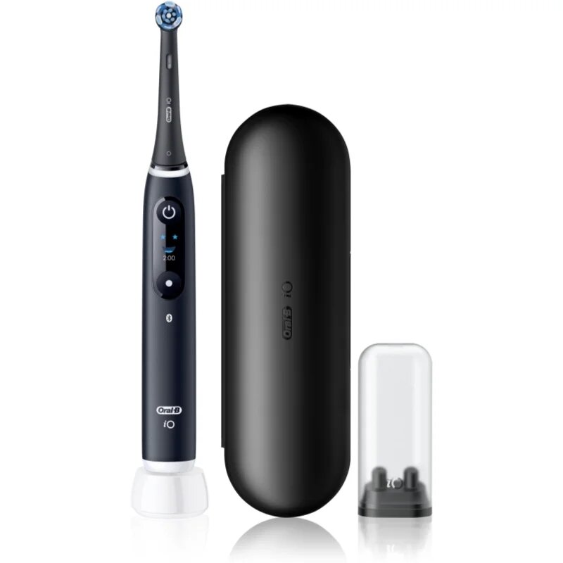 Oral-B iO6 електрическа четка за зъби с калъфка Black Onyx 1 бр.