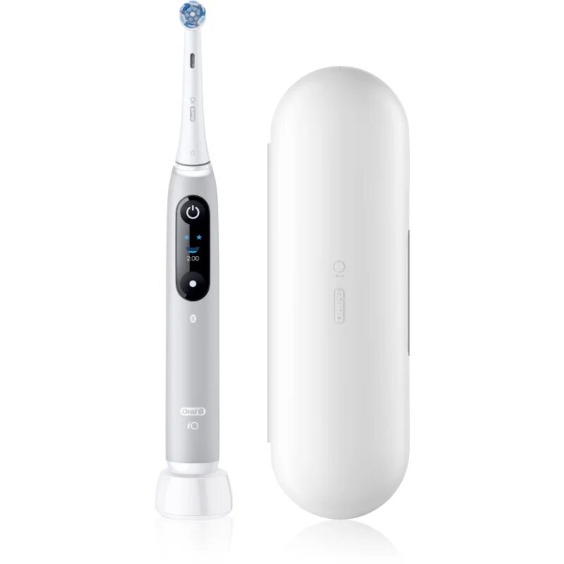 Oral-B iO6 електрическа четка за зъби с калъфка Grey Opal