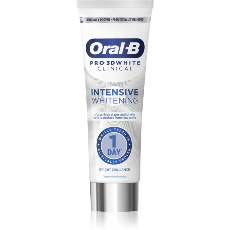 Oral-B Pro-3D White Intensive Whitening интензивна избелваща паста за зъби Bright Brilliance 75 мл.