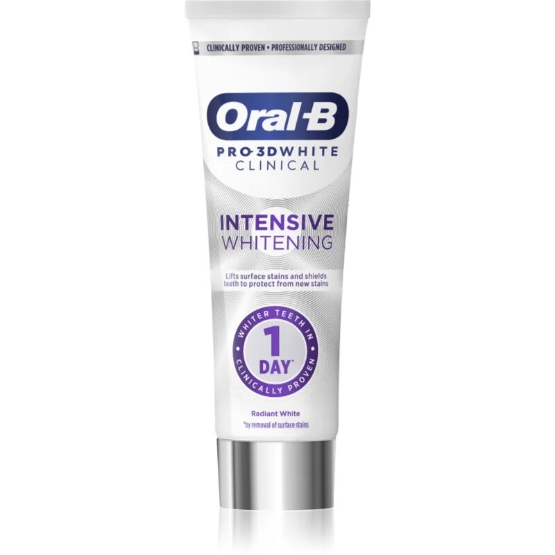 Oral-B Pro-3D White Intensive Whitening интензивна избелваща паста за зъби Radiant White 75 мл.