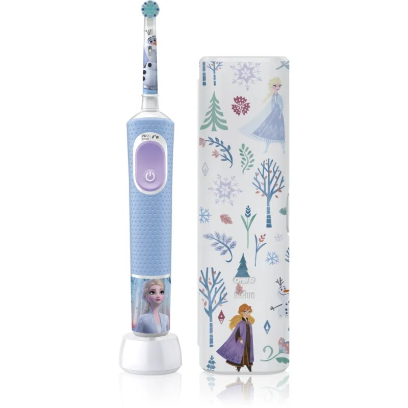 Oral-B PRO Kids 3+ Frozen електрическа четка за зъби с калъфка за деца Frozen 1 бр.