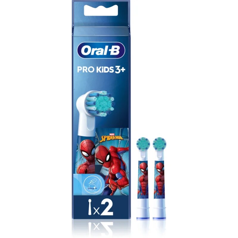 Oral-B PRO Kids 3+ резервни глави за четка за зъби за деца Spiderman 2 бр.