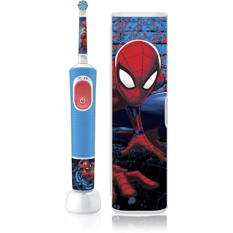 Oral-B PRO Kids 3+ Spiderman електрическа четка за зъби с калъфка за деца 1 бр.