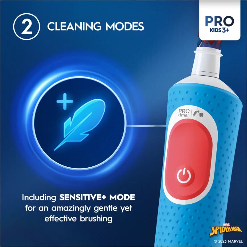 Oral-B PRO Kids 3+ Spiderman II електрическа четка за зъби за деца 1 бр.