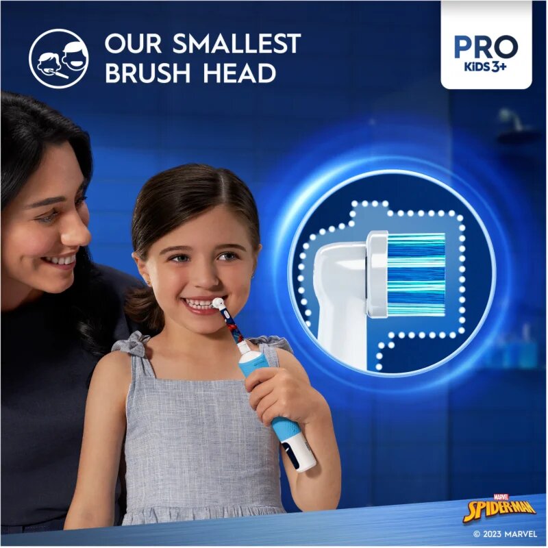 Oral-B PRO Kids 3+ Spiderman II електрическа четка за зъби за деца 1 бр.