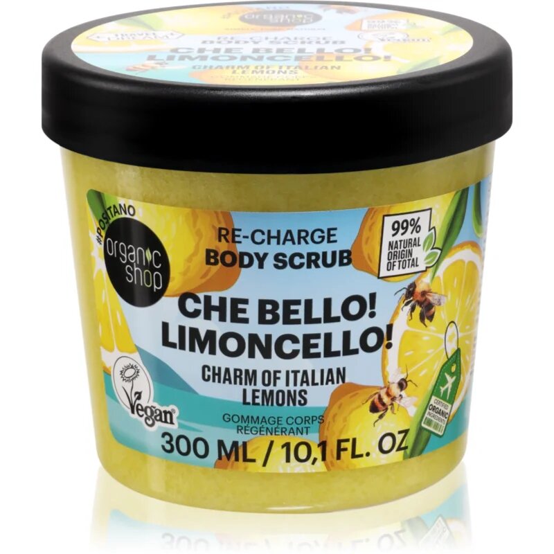 Organic Shop Body Scrub Che Bello! Limoncello! енергизиращ скраб за тяло 300 мл.