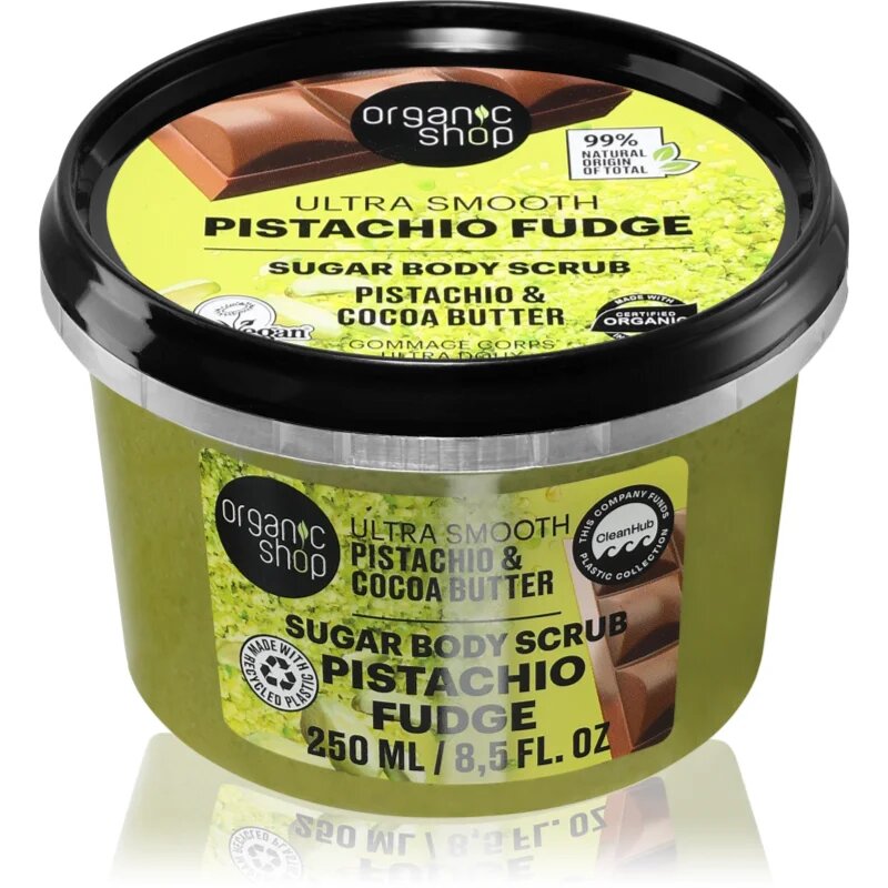 Organic Shop Pistachio Fudge нежен пилинг за тяло 250 мл.