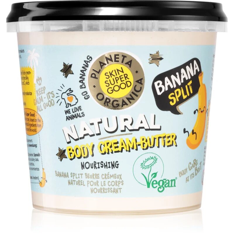 Organic Shop Skin Super Good Banana Split подхранващо масло за тяло 360 мл.