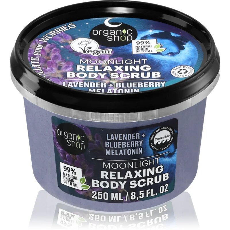 Organic Shop Sleeping Exfoliate Your Worries пилинг за тяло за релаксация 250 мл.