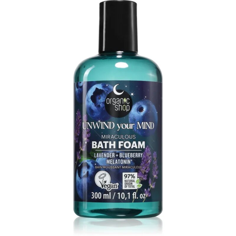 Organic Shop Unwind Your Mind антистрес пяна за вана 300 мл.