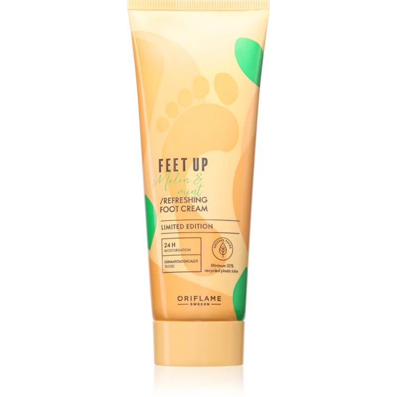 Oriflame Feet Up Melon & Mint освежаващ крем за крака 75 мл.