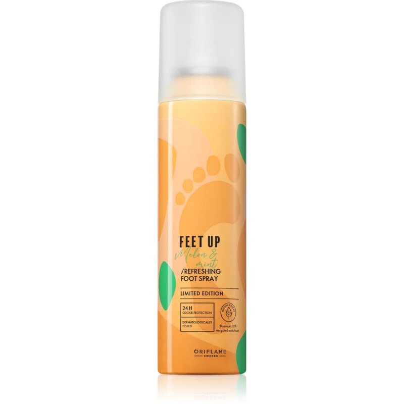 Oriflame Feet Up Melon & Mint освежаващ спрей за крака 150 мл.