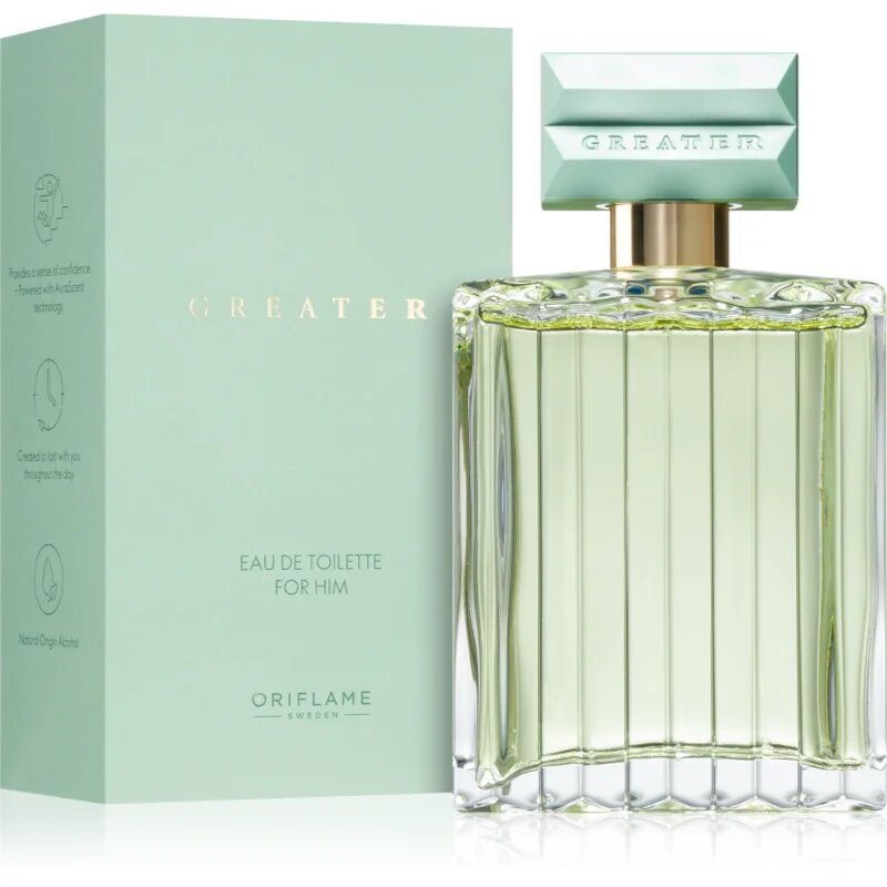 Oriflame Greater For Him тоалетна вода за мъже 75 мл.