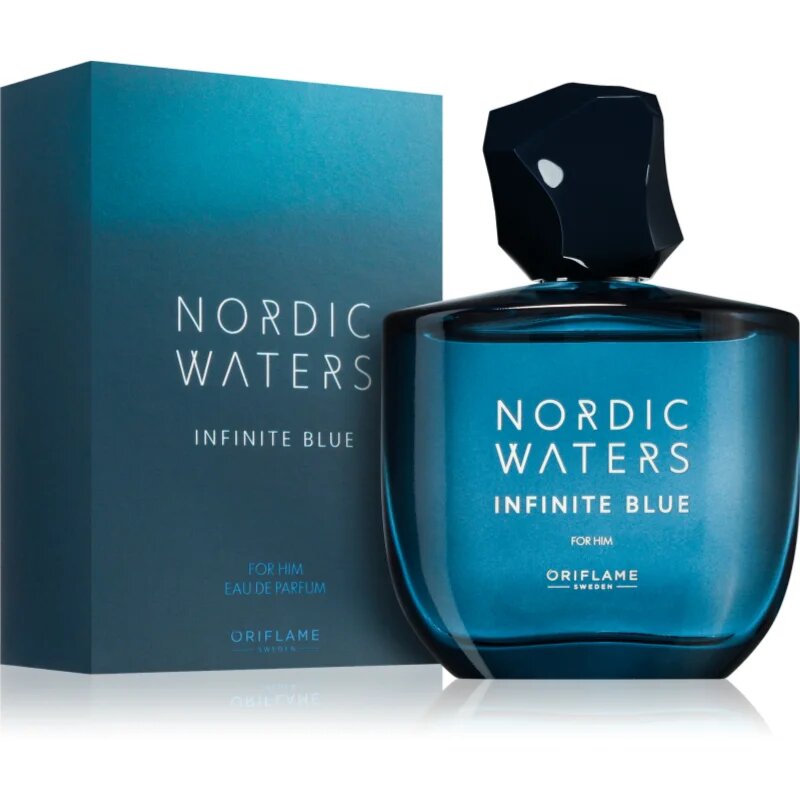 Oriflame Nordic Waters Infinite Blue парфюмна вода за мъже 75 мл.