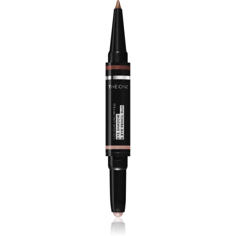 Oriflame The One Colour Unlimited сенки за очи и молив за очи 2 в 1 цвят Sandy Bronze 1.2 гр.