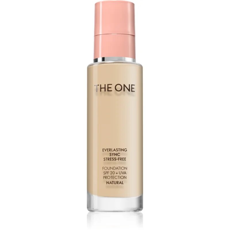 Oriflame The One Everlasting Sync Stress-Free дълготраен фон дьо тен SPF 20 цвят Vanilla Neutral 30 мл.