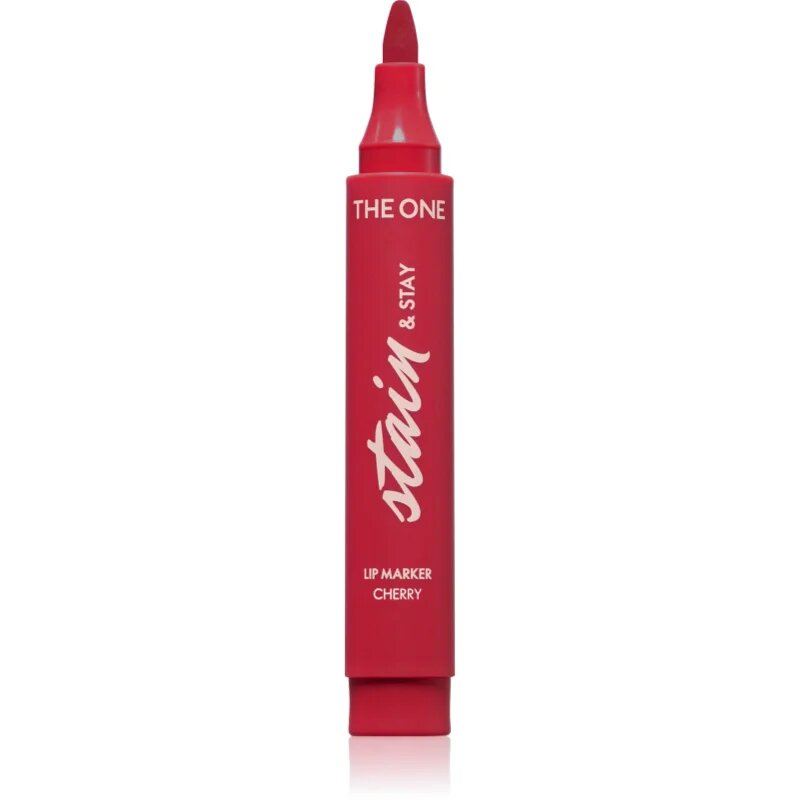Oriflame The One Stain & Stay дълготрайно червило маркер цвят Cherry 2.5 гр.