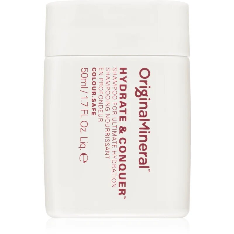 Original & Mineral Hydrate & Conquer хидратиращ шампоан за суха увредена и химически третирана коса 50 мл.
