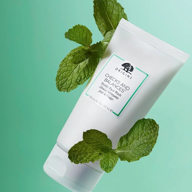 Origins Checks and Balances™ Frothy Face Wash освежаваща почистваща пяна за лице 50 мл.